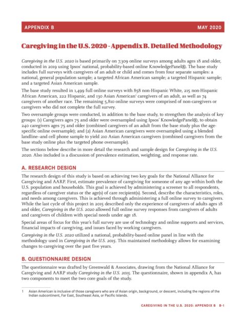 Caregiving In The Us 2020 The National Alliance For Caregiving 9941